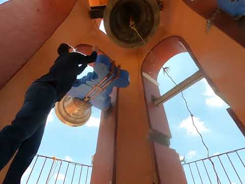 Repique De Campanas En El Santuario De Los Remedios Cholula Misa De Acción de Gracias 2da llamada
