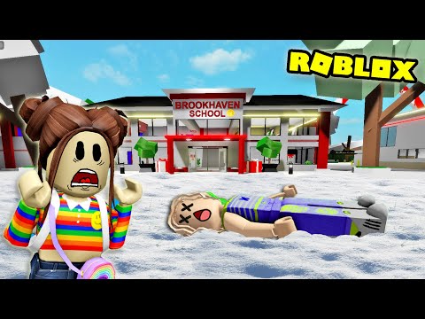 SNEEUWVRIJ VAN SCHOOL IN BROOKHAVEN maar ALLES GAAT FOUT! || Let's Play Wednesday