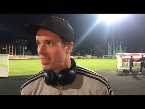 Anders Konradsen (8) Rosenborg BK after losing 2-3 to AGF Aarhus