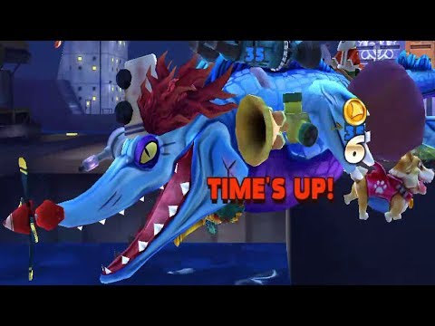 Most Robots Eaten in 3 min (Harbor Map) Live Contest - Hungry Shark World