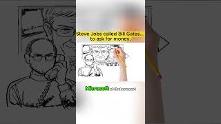 Steve Jobs called the enemy to save Apple, and it worked #SteveJobs #BillGates #BusinessStrategy