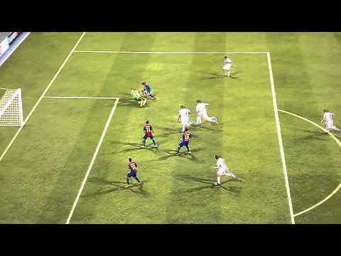 David silva takes on goalkeeper, Fifa 13