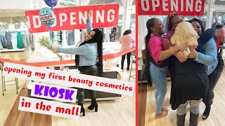 【 Grand Opening My First Beauty Cosmetics Kiosk 】I Cried | My Biggest Achievement 2021