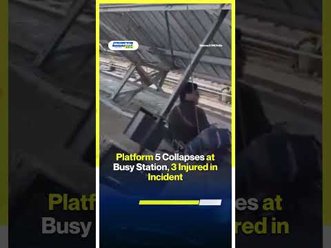 Tin Shed Collapse At Lucknow’s Charbagh Railway Station 3 Injured Amid Panic