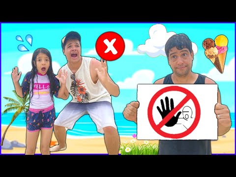 REGRAS DE CONDUTA para CRIANÇAS na PRAIA (Rules of Condut for Children)