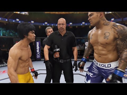 EA Sports UFC 3 Bruce Lee vs isaac frost