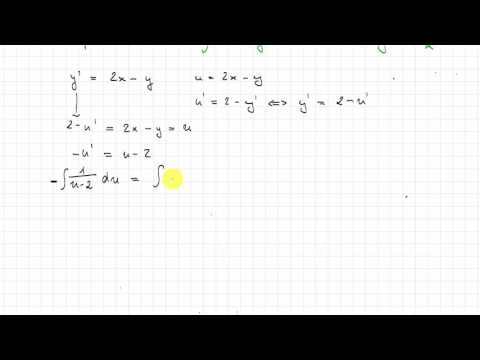 3.3 Differentialgleichungen |  Substitution