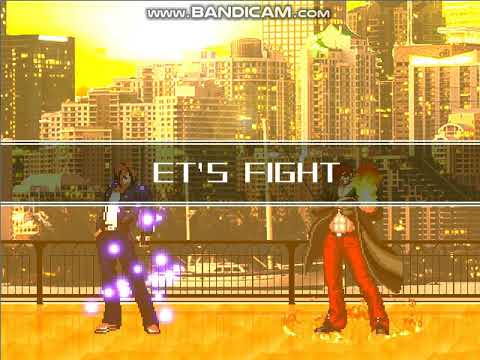 KOF WOJ -Rival Battle- Wicked Kyo(me)vs Flames O.iori part 1