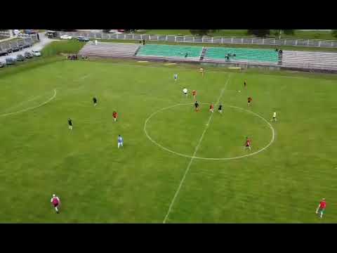 Snimak dronom igre veterana FK Rudar Breza