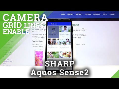 How to Activate Camera Gridlines on SHARP Aquos Sense2 – Orientation Lines