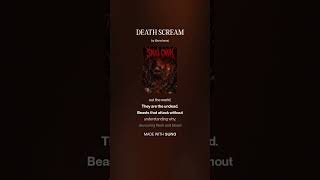 Death Scream/SKULL CHAIN/英語歌詞付き
