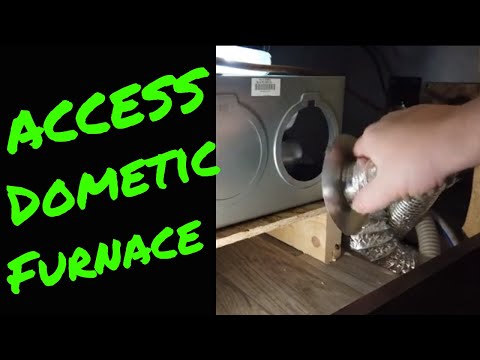Dometic Furnace Access #dometic #diy #furnace