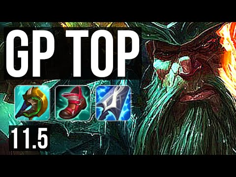 GANGPLANK vs LULU (TOP) | 5/1/11, 1.6M mastery, 900+ games | KR Challenger | v11.5