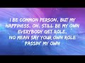 Burna Boy - Common Person (Lyrics)