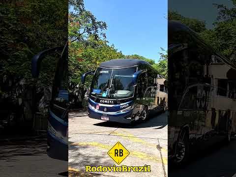 SP X CAMPINAS • VIAÇÃO COMETA NO TIETÊ #short #rodoviabraziloficial #onibus #viagem #saopaulo #bus