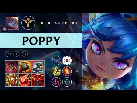 Poppy Support vs Rakan - KR Diamond Patch 25.24