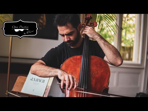 Bach 1st suite HOW I PRACTICE the famous PRELUDE in G Major. OPEN PRACTICE / 9