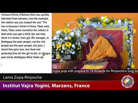 20190613 0930 LZR IVY FRANCE - Correctly following the virtous friend. Lama Chopa Part 1