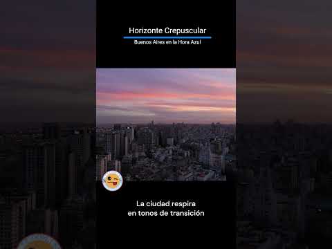 Horizonte Crepuscular – Buenos Aires en la Hora Azul – Vista Aérea en 4K | @MencionesAéreas