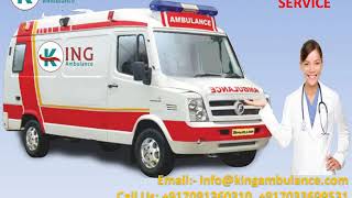 King ICU Facility Ambulance Service in Saguna More and Rajendra Nagar Patna