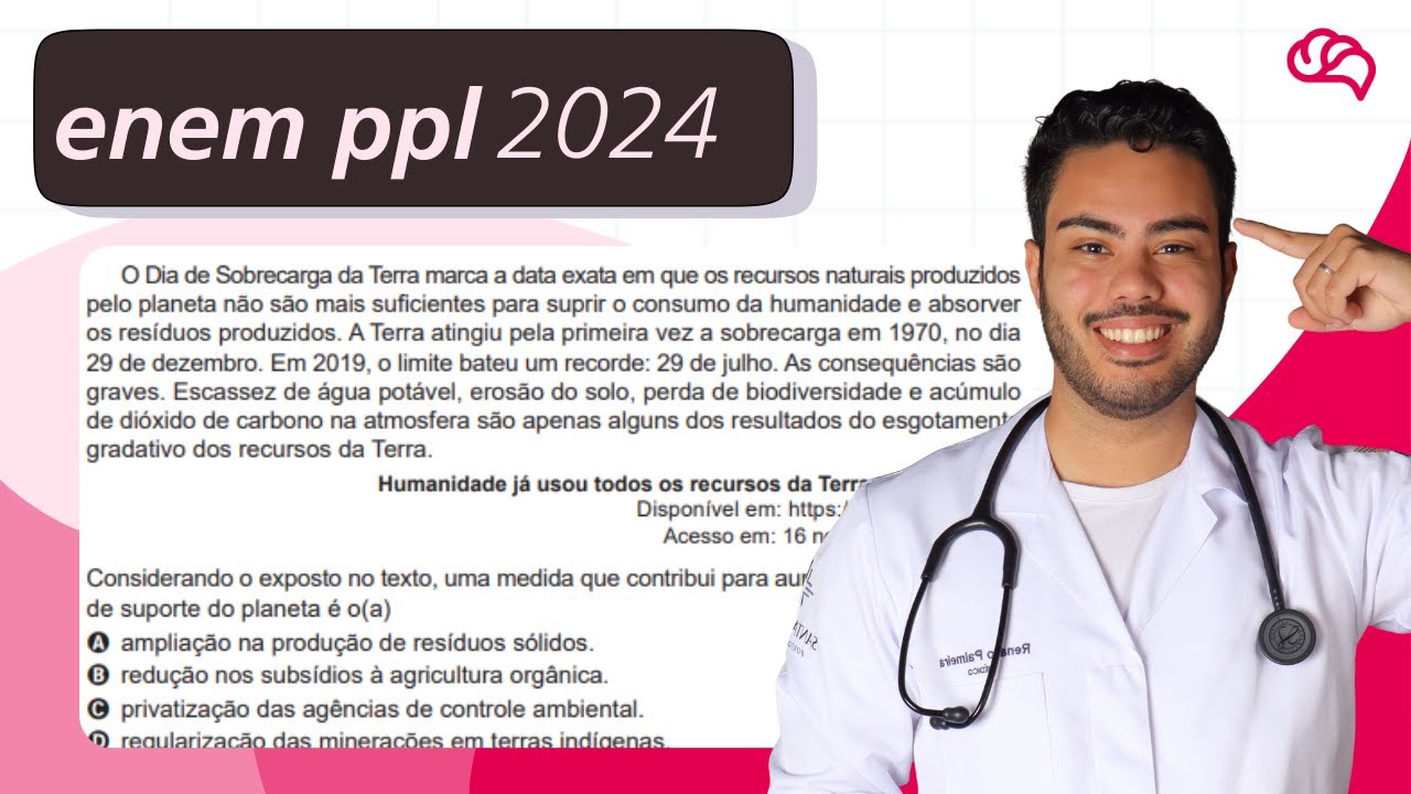 Resolução em Vídeo — Questão 62 ENEM 2024 PPL