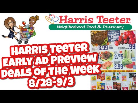 Harris Teeter Early Ad Preview & Deals of the week...