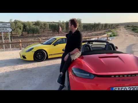 Thumbnail for 2019 Porsche 718 Boxster T and Cayman T - First Drive Test Video Review by Porsche Boxster and Cayman