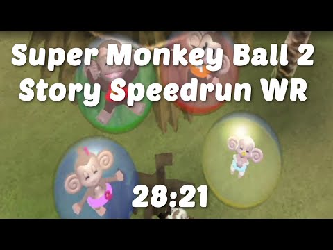 (OLD WR) Super Monkey Ball 2 Story Mode All Levels Speedrun - 28:21