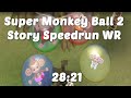 OLD WR Super Monkey Ball 2 Story Mode All Levels Speedrun 28 21