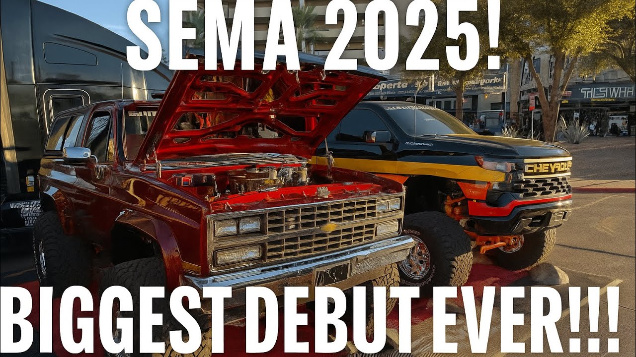 Davis boys at Sema 2025 with Mickey Thompson biggest debut of product ever Baja belted 2 is here! 