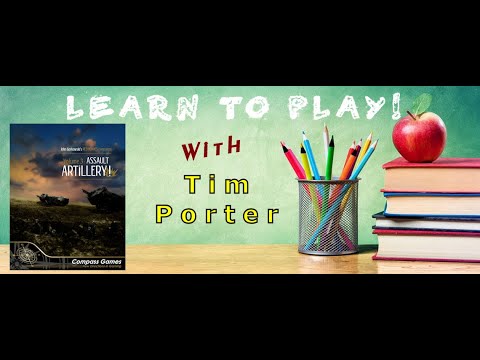 Compass Games Learn to Play 09: Red Poppies Campaigns: Volume 3 – Assault Artillery: La Malmaison