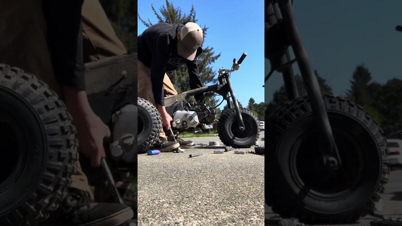 ATC 70 build part 1 (fork kit & tear down)