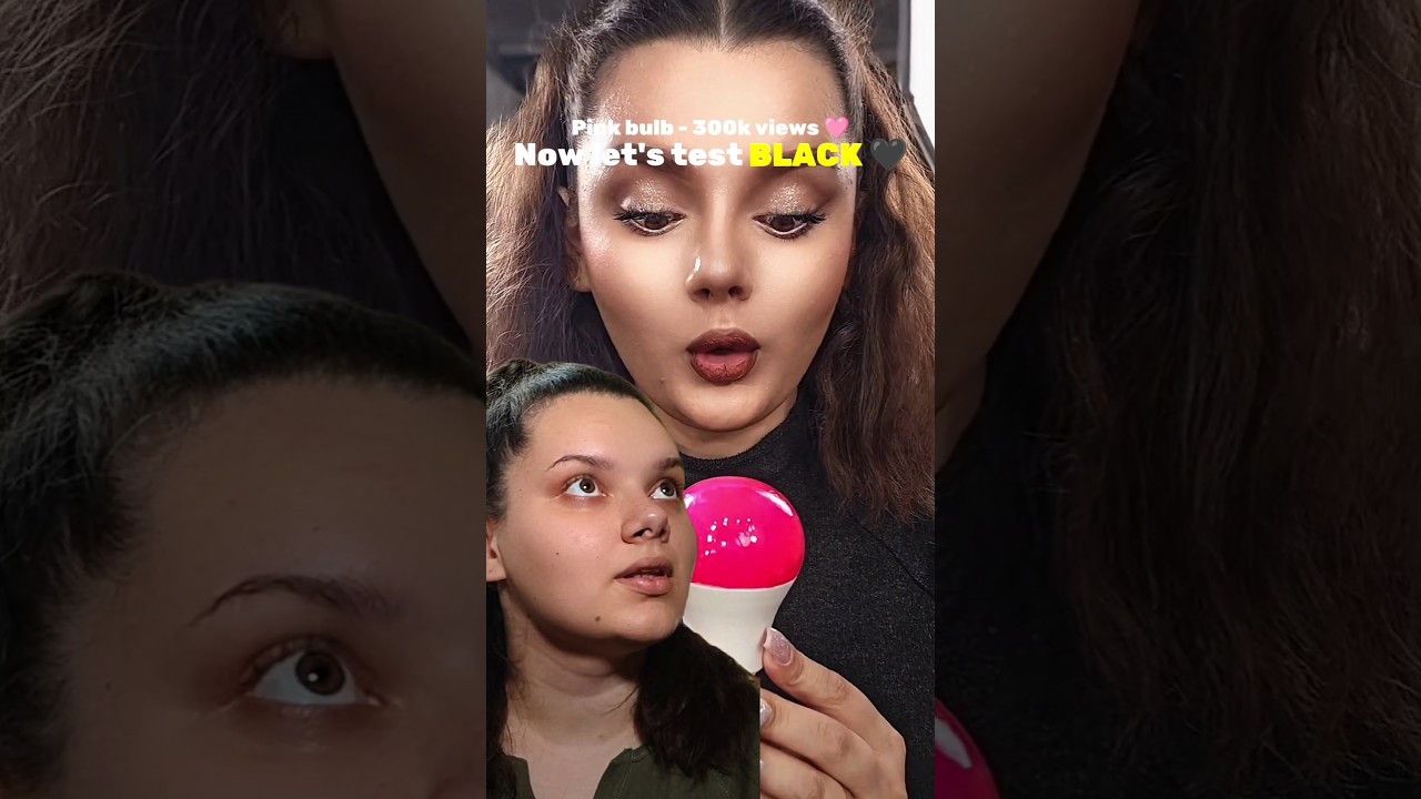 does painting a bulb black really turn the whole room black? 🖤 #lifehacks #black #experiment #diy