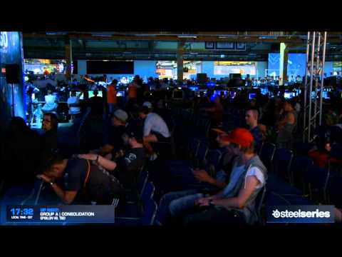 flusha and schneider at Dreamhack Summer 2014