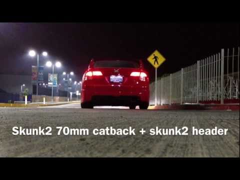 Skunk2 70mm Catback + skunk2 Header