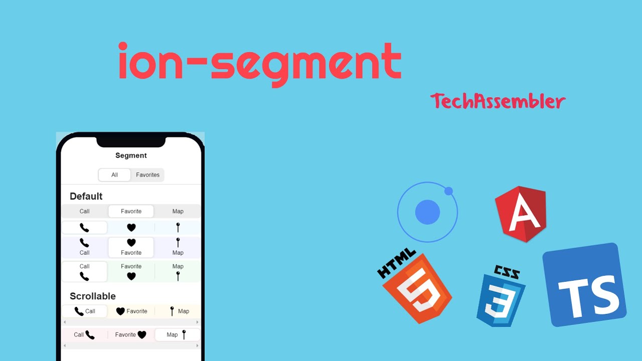 Ionic 5 - 12 Ion-Segment (styling)