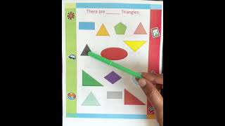 Shape based worksheets for Kindergarten with FREE printable