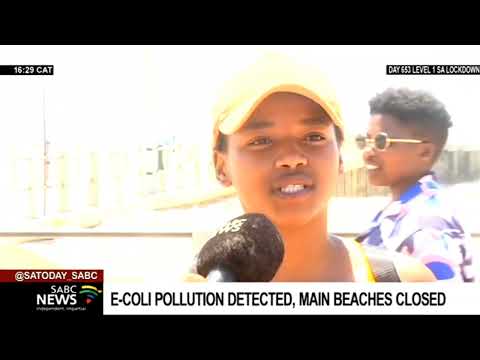 Several Durban beaches closed due to the high levels of E. coli