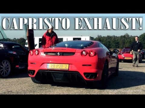 (HD) Ferrari F430 w/ Capristo - Revvs, racing on track!