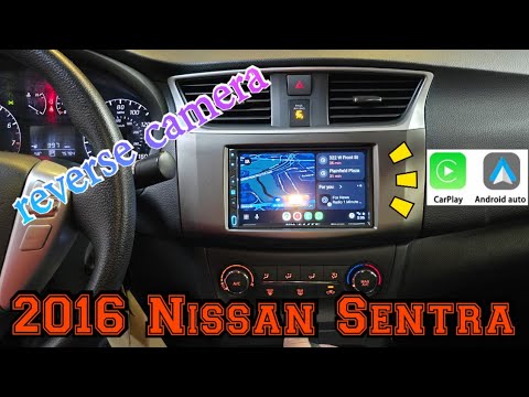 2016 Nissan Sentra How to remove radio Install Apple carplay android auto Metra kit backup camera