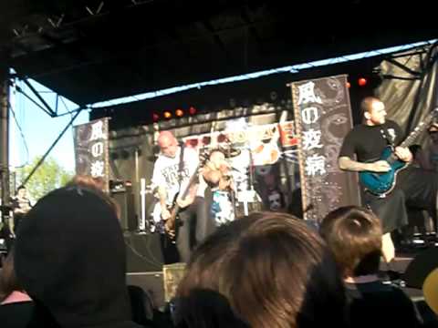 Winds of Plague playing at MLB Stage