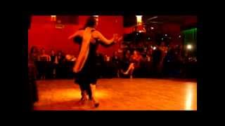 Daniel Juarez y Alejandra Armenti perform for Milonga Solidaria at El Beso no2 3463