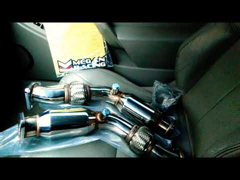 G35 Coupe Megan Racing Test Pipes - Review