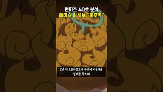 에이스와 사보의 기술 "불주먹" [원피스 40초 분석]