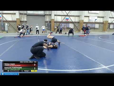 2020 TOA Bigfoot/3043 High School Girls 144 Raegan Portmann Twin City Wrestling Club Vs Tessa Maes