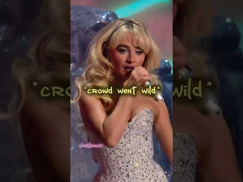 Sabrina Carpenter Performed with an ALIEN at the VMAs?! 👽✨#sabrinacarpenter #shorts