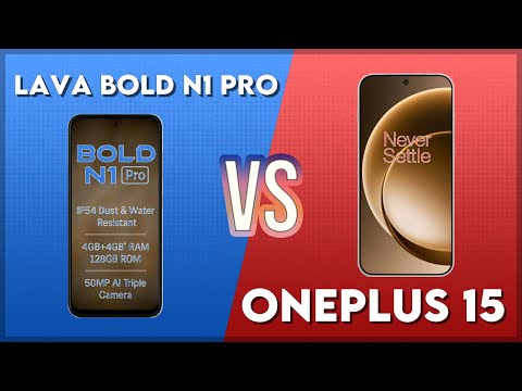 Lava Bold N1 Pro vs OnePlus 15 Technical Comparison