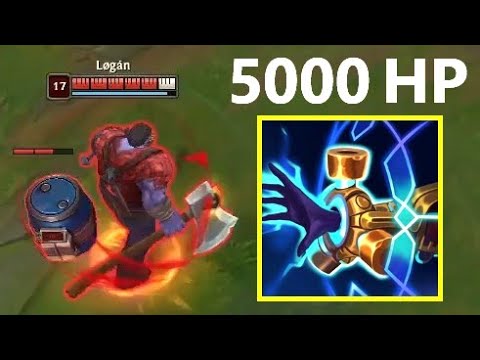 Gangplank killing 5000 HP Sion in 5 seconds.