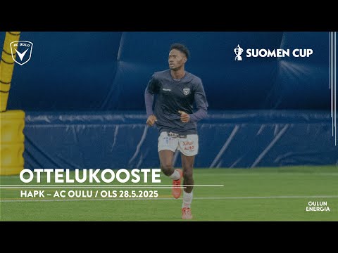 Ottelukooste: HaPK – AC Oulu / OLS 28.5.2025 (Suomen Cup)
