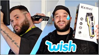 DERNIER CHALLENGE AVEC LA TONDEUSE WISH! (je m'auto coupe avec)